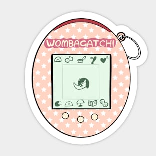 Wombagatchi Emo Fetus Pink Sticker